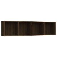 Vidaxl Book Cabinet/Tv Cabinet Brown Oak 56.3X11.8X14.2 Engineered Wood