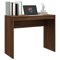 vidaXL Desk Brown Oak 35.4