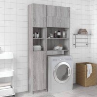 Vidaxl Bathroom Cabinet Gray Sonoma 12.6X10X74.8 Engineered Wood