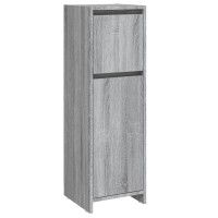 Vidaxl Bathroom Cabinet Gray Sonoma 11.8X11.8X37.4 Engineered Wood