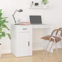 Vidaxl Desk White 39.4X19.3X29.5 Engineered Wood