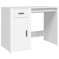 Vidaxl Desk White 39.4X19.3X29.5 Engineered Wood
