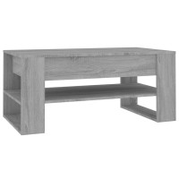 Vidaxl Coffee Table Gray Sonoma 40.2X21.7X17.7 Engineered Wood