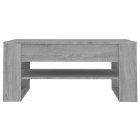 Vidaxl Coffee Table Gray Sonoma 40.2X21.7X17.7 Engineered Wood