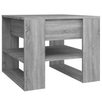 vidaXL Coffee Table Gray Sonoma 21.9