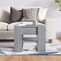 vidaXL Coffee Table Gray Sonoma 21.9