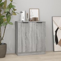 Vidaxl Sideboard Gray Sonoma 23.6X11.8X27.6 Engineered Wood