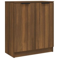 Vidaxl Sideboard Brown Oak 23.6X11.8X27.6 Engineered Wood