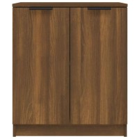 Vidaxl Sideboard Brown Oak 23.6X11.8X27.6 Engineered Wood