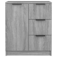 Vidaxl Sideboard Gray Sonoma 23.6X11.8X27.6 Engineered Wood