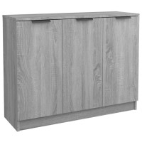 Vidaxl Sideboard Gray Sonoma 35.6X11.8X27.6 Engineered Wood