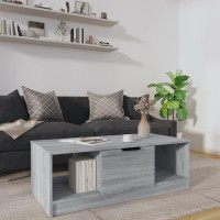 Vidaxl Coffee Table Gray Sonoma 40.2X19.7X14.2 Engineered Wood