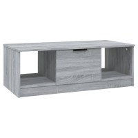 Vidaxl Coffee Table Gray Sonoma 40.2X19.7X14.2 Engineered Wood