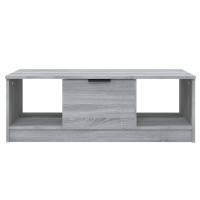 Vidaxl Coffee Table Gray Sonoma 40.2X19.7X14.2 Engineered Wood