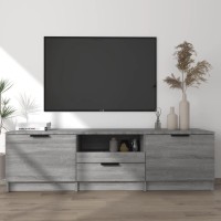 Vidaxl Tv Cabinet Gray Sonoma 55.1X13.8X15.7 Engineered Wood
