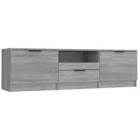 Vidaxl Tv Cabinet Gray Sonoma 55.1X13.8X15.7 Engineered Wood