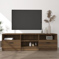 Vidaxl Tv Cabinet Brown Oak 59.1X13.2X17.7 Engineered Wood