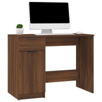 vidaXL Desk Brown Oak 39.4