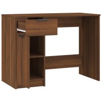 vidaXL Desk Brown Oak 39.4