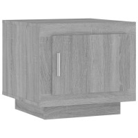Vidaxl Coffee Table Gray Sonoma 20.1X19.7X17.7 Engineered Wood