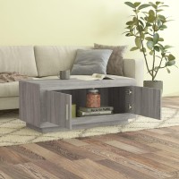 Vidaxl Coffee Table Gray Sonoma 40.2X19.7X17.7 Engineered Wood