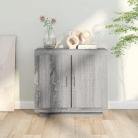 Vidaxl Sideboard Gray Sonoma 31.5X15.7X29.5 Engineered Wood