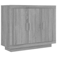 Vidaxl Sideboard Gray Sonoma 36.2X13.8X29.5 Engineered Wood