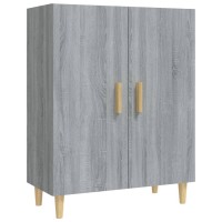 Vidaxl Sideboard Gray Sonoma 27.6X13.4X35.4 Engineered Wood