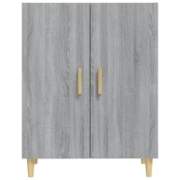 Vidaxl Sideboard Gray Sonoma 27.6X13.4X35.4 Engineered Wood