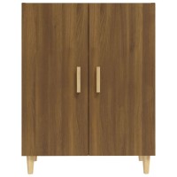 Vidaxl Sideboard Brown Oak 27.6X13.4X35.4 Engineered Wood