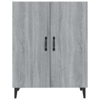 Vidaxl Sideboard Gray Sonoma 27.6X13.4X35.4 Engineered Wood