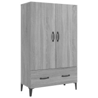 Vidaxl Highboard Gray Sonoma 27.6X12.2X45.3 Engineered Wood