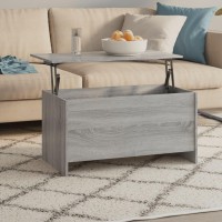 Vidaxl Coffee Table Gray Sonoma 40.2X21.9X20.7 Engineered Wood