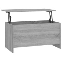 Vidaxl Coffee Table Gray Sonoma 40.2X21.9X20.7 Engineered Wood