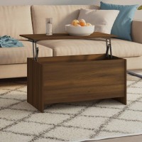 Vidaxl Coffee Table Brown Oak 40.2X21.9X20.7 Engineered Wood