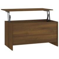 Vidaxl Coffee Table Brown Oak 40.2X21.9X20.7 Engineered Wood