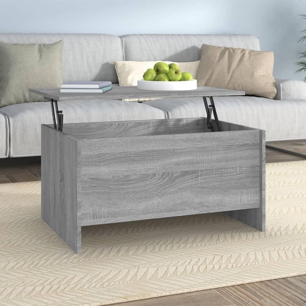 Vidaxl Coffee Table Gray Sonoma 31.5X21.9X16.3 Engineered Wood