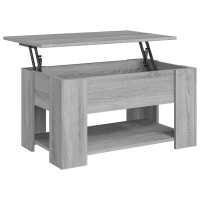 Vidaxl Coffee Table Gray Sonoma 31.1X19.3X16.1 Engineered Wood