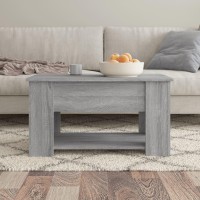 Vidaxl Coffee Table Gray Sonoma 31.1X19.3X16.1 Engineered Wood