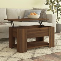 Vidaxl Coffee Table Brown Oak 31.1X19.3X16.1 Engineered Wood