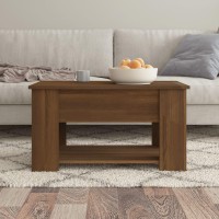 Vidaxl Coffee Table Brown Oak 31.1X19.3X16.1 Engineered Wood