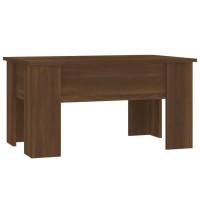 Vidaxl Coffee Table Brown Oak 31.1X19.3X16.1 Engineered Wood