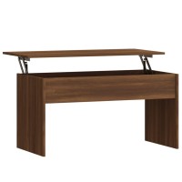 Vidaxl Coffee Table Brown Oak 40.2X19.9X20.7 Engineered Wood