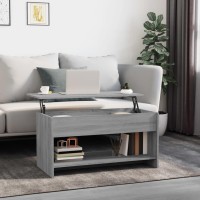 Vidaxl Coffee Table Gray Sonoma 40.2X19.7X20.7 Engineered Wood