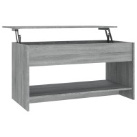 Vidaxl Coffee Table Gray Sonoma 40.2X19.7X20.7 Engineered Wood