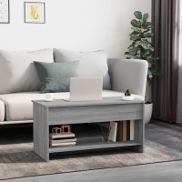 Vidaxl Coffee Table Gray Sonoma 40.2X19.7X20.7 Engineered Wood