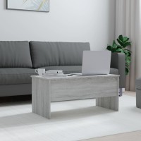 Vidaxl Coffee Table Gray Sonoma 40.2X19.9X18.3 Engineered Wood