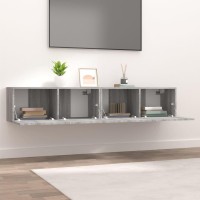 Vidaxl Tv Cabinets 2 Pcs Gray Sonoma 31.5X11.8X11.8 Engineered Wood