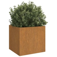 Vidaxl Planters 2 Pcs 12.6X11.8X11.4 Corten Steel