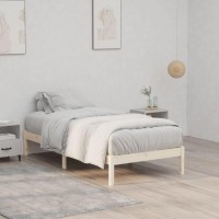 Vidaxl Bed Frame 39.4X74.8 Solid Wood Pine Twin